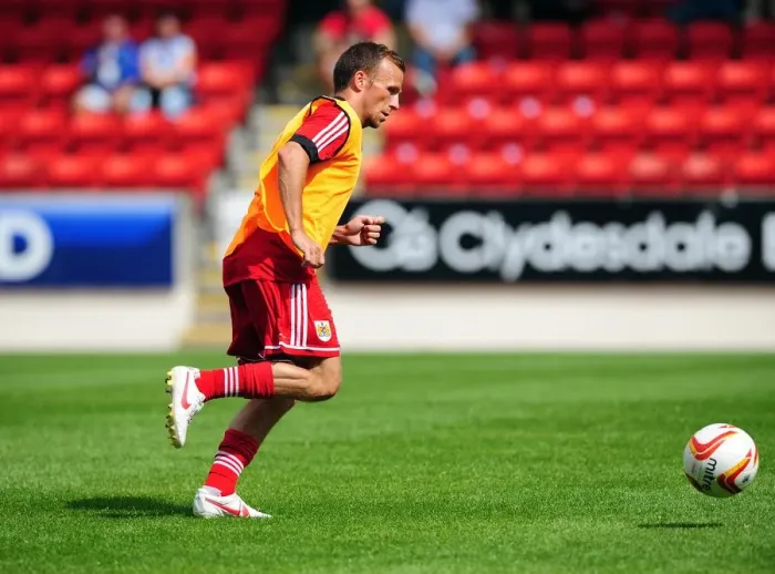 Framed Print : Jody Morris in Action: St Johnstone vs. Bristol City Pre-Season Friendly, July 2012 Framed Print : Jody Morris in Action: St Johnstone vs. Bristol City Pre-Season Friendly, July 2012