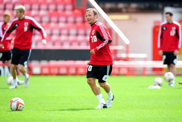 Framed Print : Jody Morris at Bristol City FC's Pre-Season Open Day (August 3, 2012)