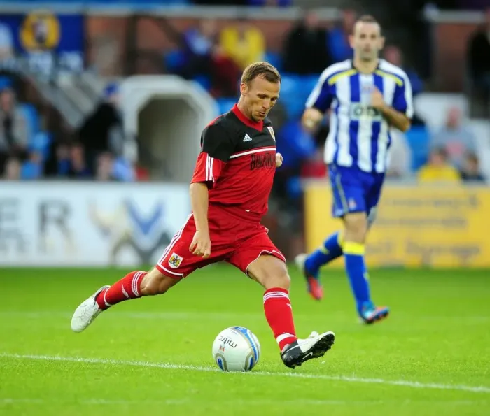 Framed Print : Jody Morris Leads Bristol City in Pre-Season Friendly at Rugby Park, 2012 Framed Print : Jody Morris Leads Bristol City in Pre-Season Friendly at Rugby Park, 2012