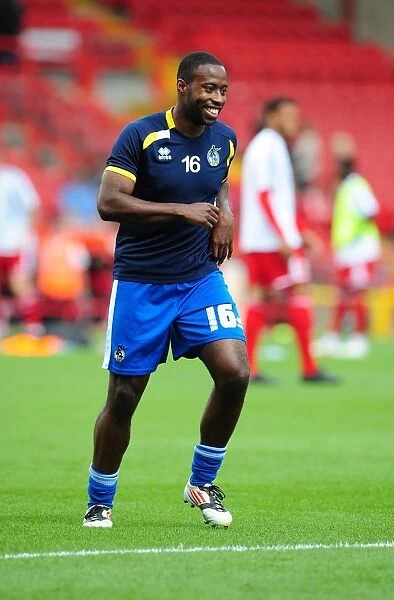 Joe Anyinsah Scores in Louis Carey Testimonial: Bristol City vs. Bristol Rovers (August 4, 2012) - Football Image