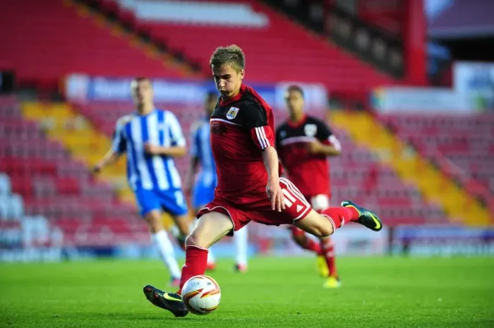 Framed Print : Joe Bryan in Action: Bristol City U21s vs Colchester United U21s at Ashton Gate, 2012 Framed Print : Joe Bryan in Action: Bristol City U21s vs Colchester United U21s at Ashton Gate, 2012