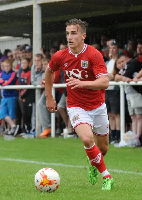 Framed Print : Joe Bryan in Action: Pre-Season Friendly, Bristol City FC (2015) Framed Print : Joe Bryan in Action: Pre-Season Friendly, Bristol City FC (2015)