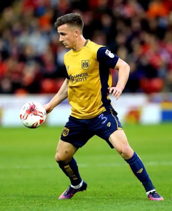 Framed Print : Joe Bryan of Bristol City in Action Against Barnsley at Oakwell Stadium, 2016 Framed Print : Joe Bryan of Bristol City in Action Against Barnsley at Oakwell Stadium, 2016