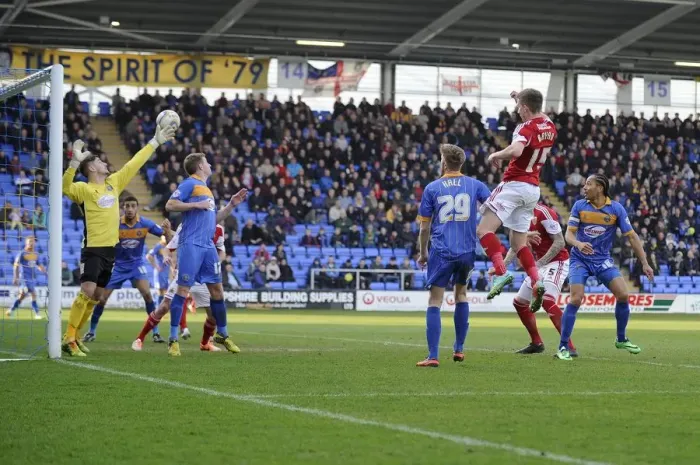 Framed Print : Joe Bryan Scores Dramatic Winning Goal for Bristol City in Sky Bet League One