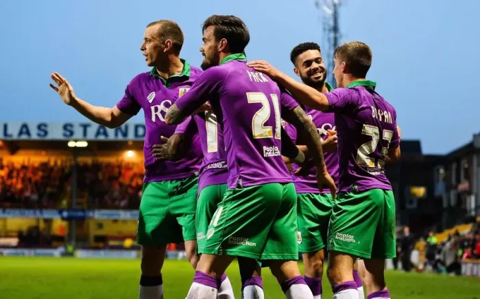 Framed Print : Joe Bryan's Double: Boosting Bristol City's Promotion Chances with Two Goals Against Bradford