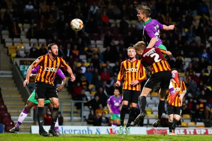 Framed Print : Joe Bryan's Strike: 0-2 Lead for Promotion-Seeking Bristol City at Bradford City (Sky Bet League One) Framed Print : Joe Bryan's Strike: 0-2 Lead for Promotion-Seeking Bristol City at Bradford City (Sky Bet League One)
