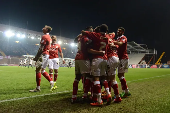 Framed Print : Joe Bryan's Thrilling Winning Goal for Bristol City in Sky Bet League One