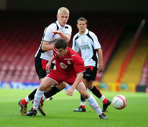 Joe Edwards in Action: Bristol City vs Bournemouth Reserves