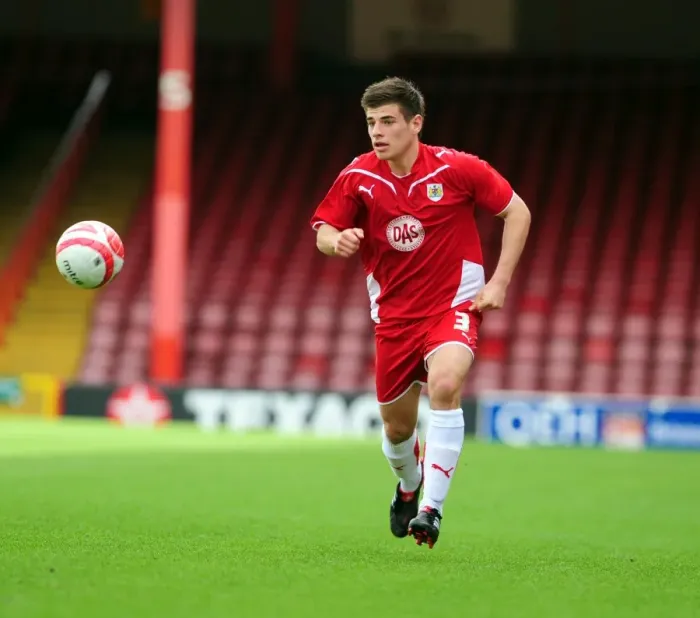 Framed Print : Joe Edwards in Action: Bristol City vs Bournemouth Reserves Framed Print : Joe Edwards in Action: Bristol City vs Bournemouth Reserves