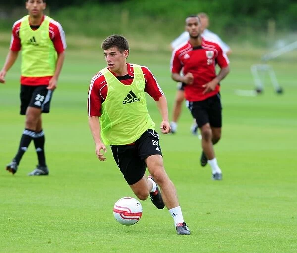 Joe Edwards of Bristol City: Focused during Pre-Season Training