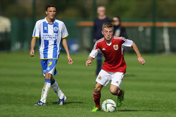 Joe Morrell: In Action for Bristol City U18 Against Brighton & Hove Albion - October 2013