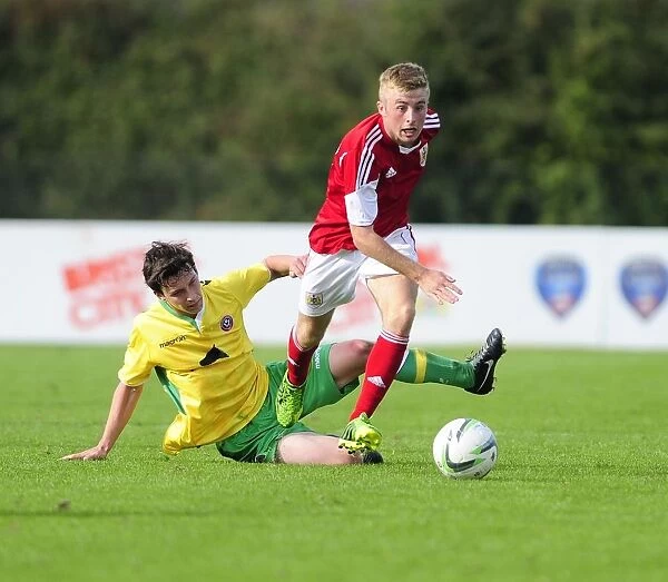 Joe Morrell in Action: Bristol City U18s vs Sheffield United