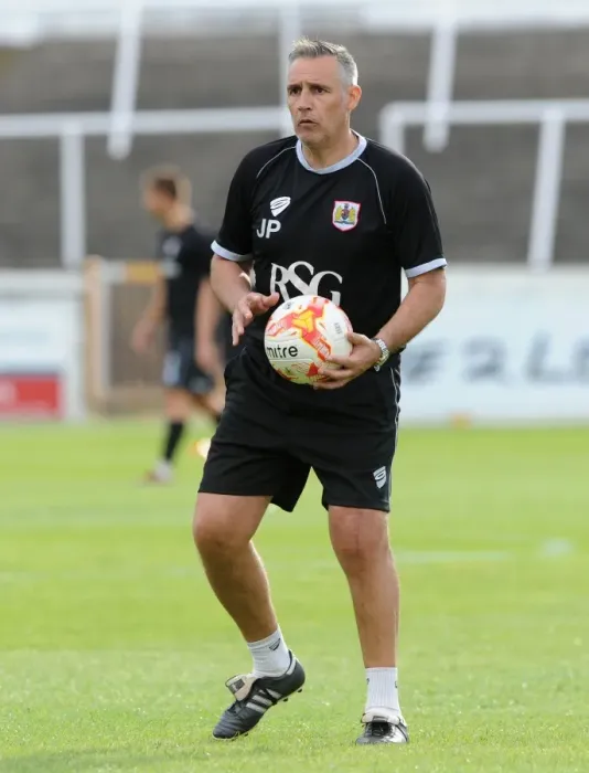 Framed Print : John Pemberton Coaches Bristol City at Pre-Season Friendly (2015) Framed Print : John Pemberton Coaches Bristol City at Pre-Season Friendly (2015)