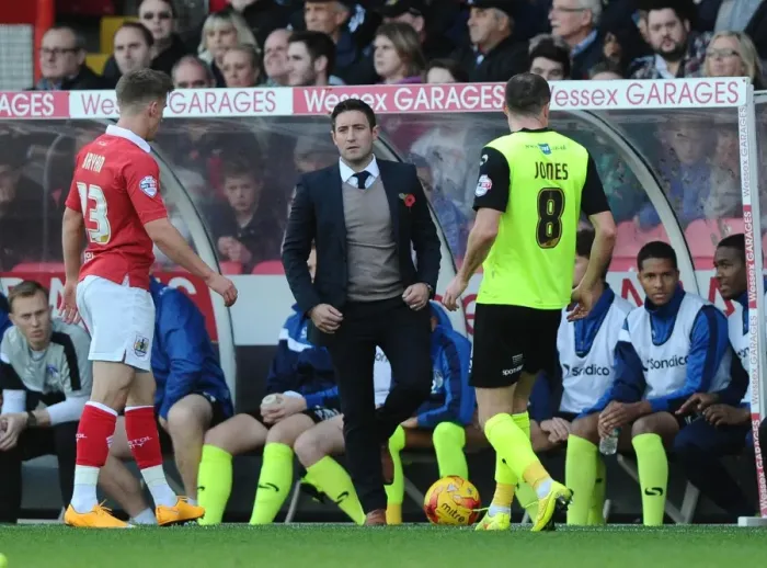 Framed Print : Johnson in Charge: Bristol City vs Oldham Athletic, Sky Bet League One