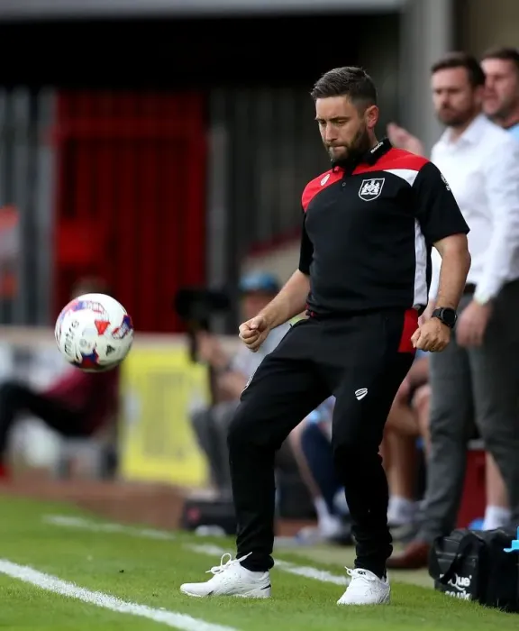 Framed Print : Johnson Kicks Off Bristol City's EFL Cup Campaign at Scunthorpe United