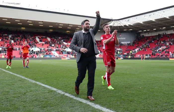 Framed Print : Johnson's Jubilant Exit: Bristol City Clinch Championship Victory Over Queens Park Rangers Framed Print : Johnson's Jubilant Exit: Bristol City Clinch Championship Victory Over Queens Park Rangers