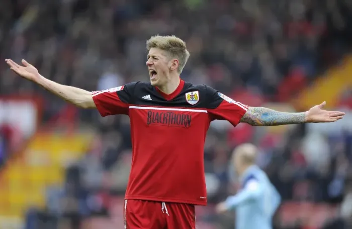 Framed Print : Jon Stead in Action: Bristol City vs Middlesbrough, Npower Championship (09 / 03 / 2013) Framed Print : Jon Stead in Action: Bristol City vs Middlesbrough, Npower Championship (09 / 03 / 2013)