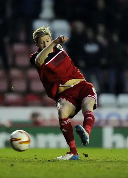 Framed Print : Jon Stead Scores the Winning Goal: Bristol City vs. Ipswich Town, Championship 2013