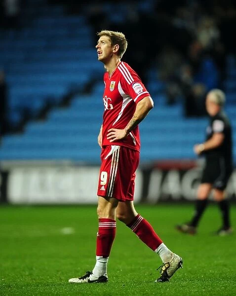 Jon Stead's Disappointed Reaction: Coventry City vs. Bristol City, Championship (26 / 12 / 2011)