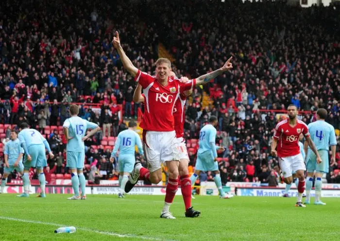 Framed Print : Jon Stead's Dramatic Equalizer: A Thrilling Moment as Bristol City Draws with Coventry City, April 2012 Framed Print : Jon Stead's Dramatic Equalizer: A Thrilling Moment as Bristol City Draws with Coventry City, April 2012