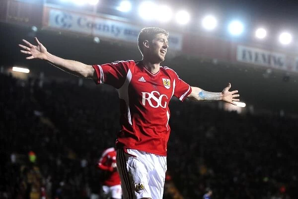 Jon Stead's Epic Goal: Bristol City's Thrilling Celebration vs. Leicester City (February 18, 2012)