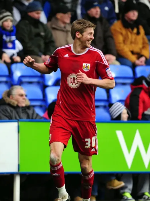 Framed Print : Jon Stead's Goal Celebration: Reading vs. Bristol City (Championship 2010) Framed Print : Jon Stead's Goal Celebration: Reading vs. Bristol City (Championship 2010)