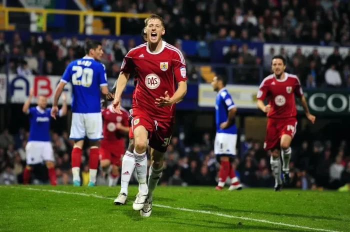 Framed Print : Jon Stead's Thrilling Goal Celebration vs. Portsmouth in Championship Match, September 2010 Framed Print : Jon Stead's Thrilling Goal Celebration vs. Portsmouth in Championship Match, September 2010
