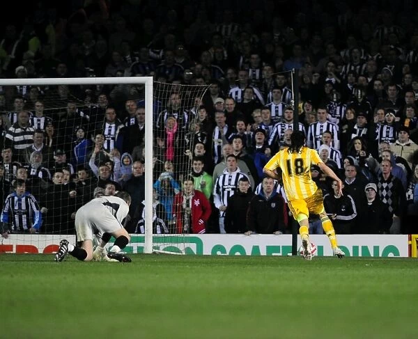 Jonas Gutierrez Scores Newcastle United's Historic First Goal Against Bristol City in 2010 Championship Match