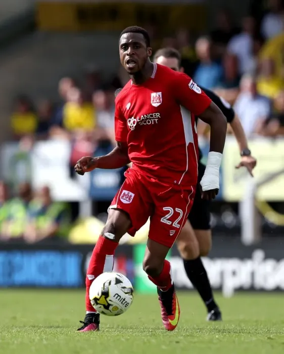 Framed Print : Jonathan Kodjia Charges Forward: Burton Albion vs. Bristol City, Sky Bet Championship
