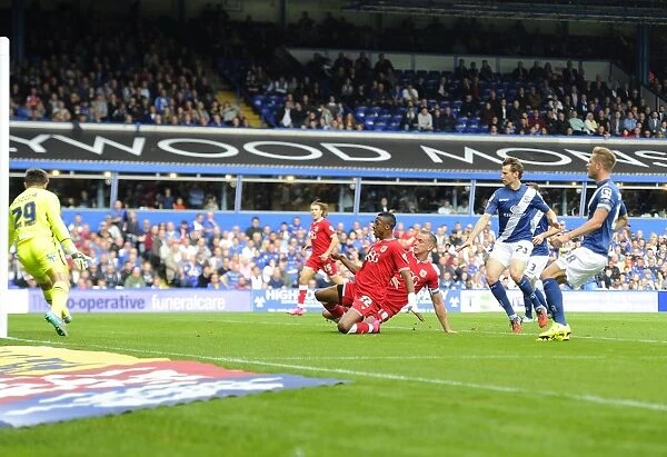 Jonathan Kodjia Scores the Game-Winning Goal: Birmingham City vs. Bristol City, September 12, 2015