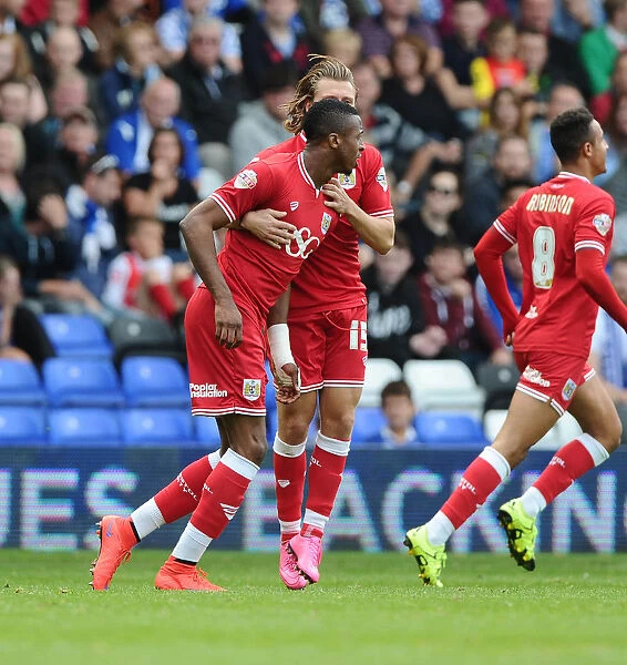 Jonathan Kodjia's Goal Celebration: Birmingham City vs. Bristol City, 12-09-2015
