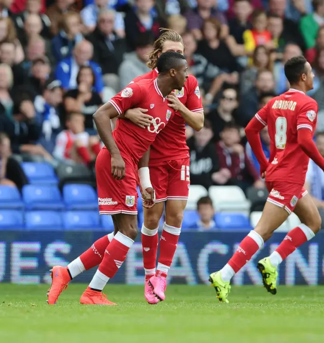 Framed Print : Jonathan Kodjia's Goal Celebration: Birmingham City vs. Bristol City, 12-09-2015 Framed Print : Jonathan Kodjia's Goal Celebration: Birmingham City vs. Bristol City, 12-09-2015
