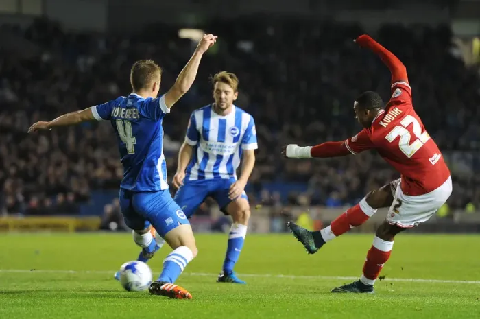 Framed Print : Jonathan Kodjia's Strike: Brighton vs. Bristol City Championship Showdown, 2015 Framed Print : Jonathan Kodjia's Strike: Brighton vs. Bristol City Championship Showdown, 2015