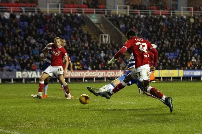 Framed Print : Jonathan Kodjia's Strike: Reading vs. Bristol City, Sky Bet Championship, 2016 Framed Print : Jonathan Kodjia's Strike: Reading vs. Bristol City, Sky Bet Championship, 2016