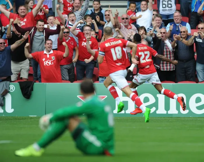 Framed Print : Jonathan Kodjia's Stunner: 1-0 for Bristol City Against Brentford, 2015 Framed Print : Jonathan Kodjia's Stunner: 1-0 for Bristol City Against Brentford, 2015