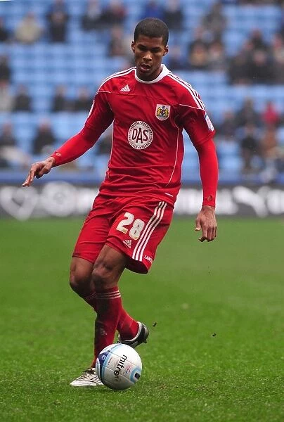 Jordan Spence of Bristol City in Action against Coventry City, Championship Match, 05 / 03 / 2011