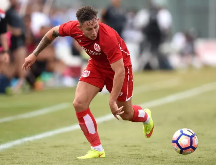Framed Print : Josh Brownhill in Action: Bristol City vs Granada (Pre-season Friendly)
