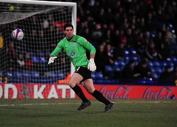 Julian Speroni Saves for Crystal Palace Against Bristol City - Championship Match, 09 / 03 / 2010
