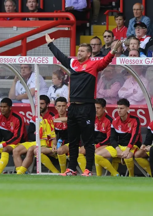 Framed Print : Karl Robinson Returns: Bristol City vs. MK Dons in Sky Bet League One Framed Print : Karl Robinson Returns: Bristol City vs. MK Dons in Sky Bet League One