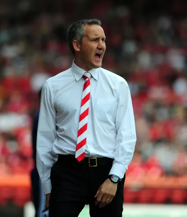 Framed Print : Keith Millen Leads Bristol City Against Derby County in Championship Showdown at Ashton Gate, 2010