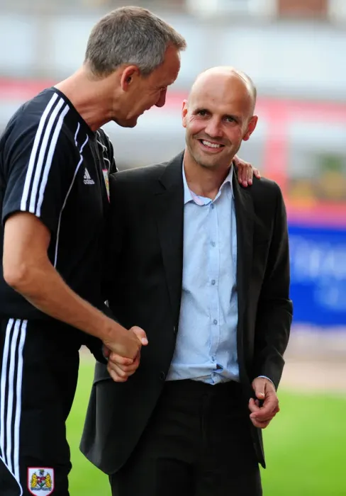 Framed Print : Keith Millen and Paul Tisdale: A Coach's Reunion - Exeter City vs. Bristol City Framed Print : Keith Millen and Paul Tisdale: A Coach's Reunion - Exeter City vs. Bristol City