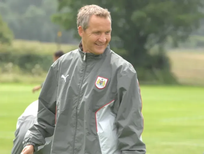 Framed Print : Keith Millen Training with Bristol City FC (07-08) Framed Print : Keith Millen Training with Bristol City FC (07-08)