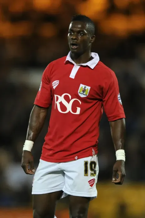 Framed Print : Kieran Agard in Action: Port Vale vs. Bristol City, Sky Bet League One, September 16, 2014