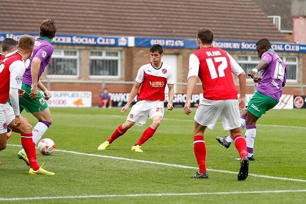 Kieran Agard Scores His Second Goal: Fleetwood Town vs. Bristol City, 2014