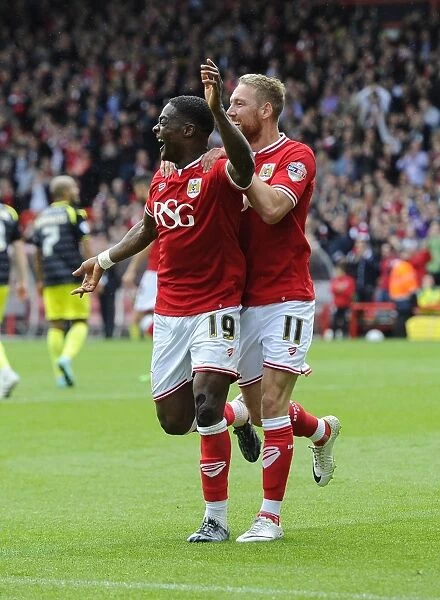 Kieran Agard's Double Strike: The Exciting Moment at Ashton Gate during Bristol City's Victory over Walsall (3 May 2015)