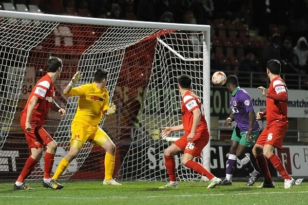 Kieran Agard's Missed Opportunity: Leyton Orient vs. Bristol City, Sky Bet League One (03 / 03 / 2015)