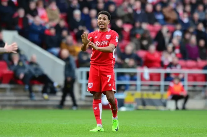 Framed Print : Korey Smith in Action: Bristol City vs. Burton Albion, Sky Bet Championship 2017 Framed Print : Korey Smith in Action: Bristol City vs. Burton Albion, Sky Bet Championship 2017