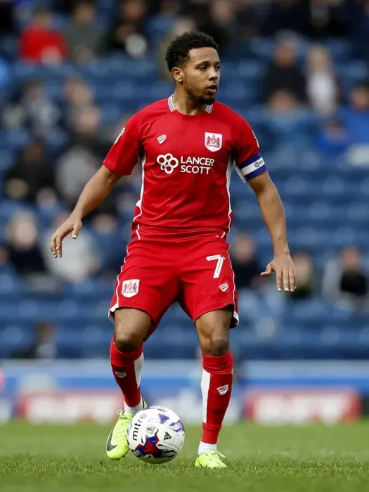Framed Print : Korey Smith in Action: Bristol City vs. Blackburn Rovers, Sky Bet Championship 2017