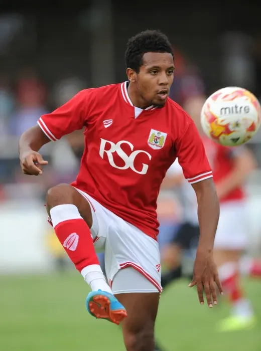 Framed Print : Korey Smith in Action: Bristol City vs Bath City, 2015 - Pre-Season Friendly Framed Print : Korey Smith in Action: Bristol City vs Bath City, 2015 - Pre-Season Friendly