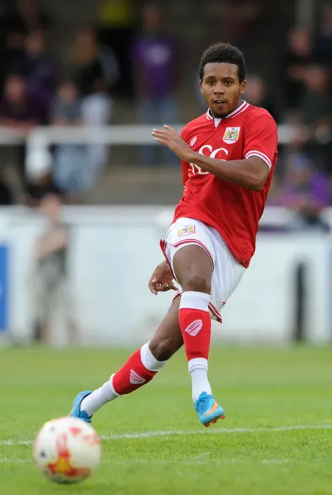 Framed Print : Korey Smith in Action: Bristol City vs Bath City, Pre-Season Friendly, 2015 Framed Print : Korey Smith in Action: Bristol City vs Bath City, Pre-Season Friendly, 2015